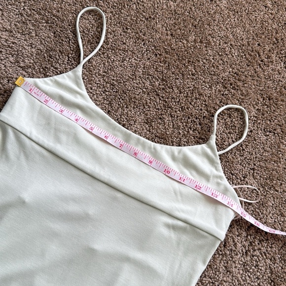 Aritzia Wilfred Dreamweaver Strappy Jersey Midi Dress Light Sage - Picture 9 of 12